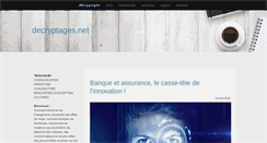 Desktop Screenshot of decryptages.net